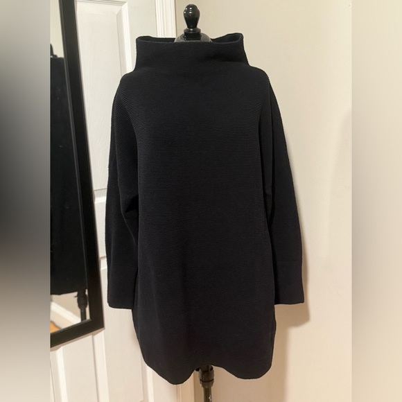 Gently Worn Free People Black Cowl Neck Sweater - Picture 1 of 3